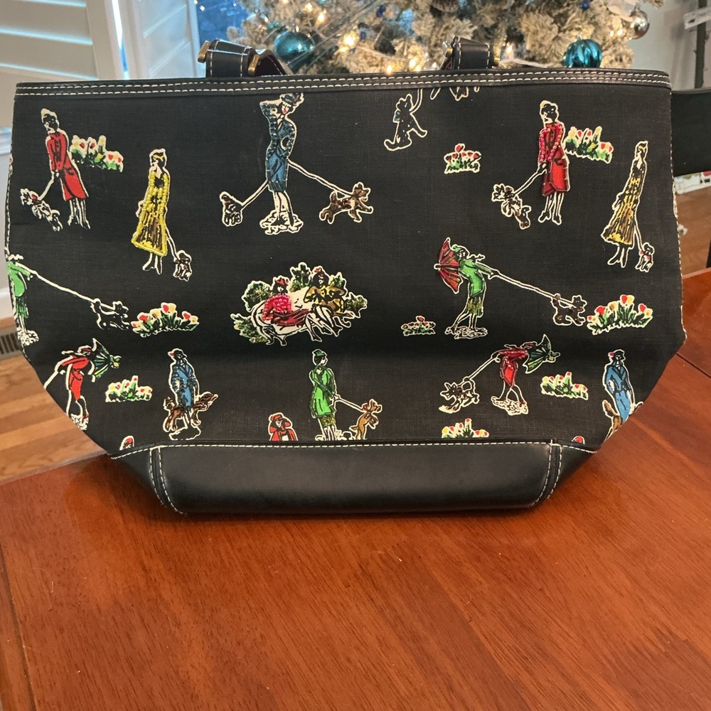 Vintage Liz Claiborne Dog Mom Purse Tote